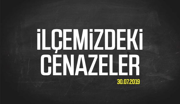 İlçemizdeki Cenazeler