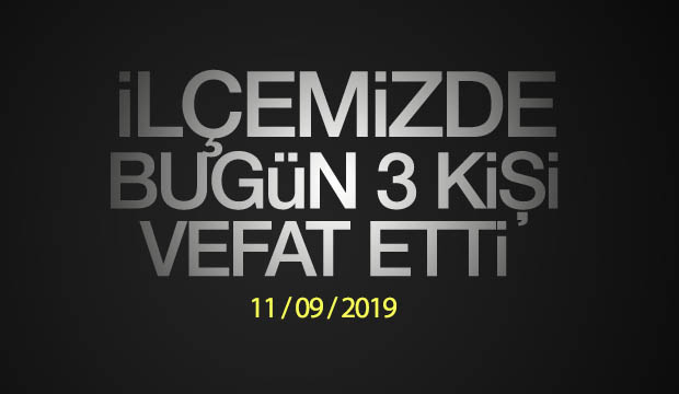 İlçemizdeki Cenazeler