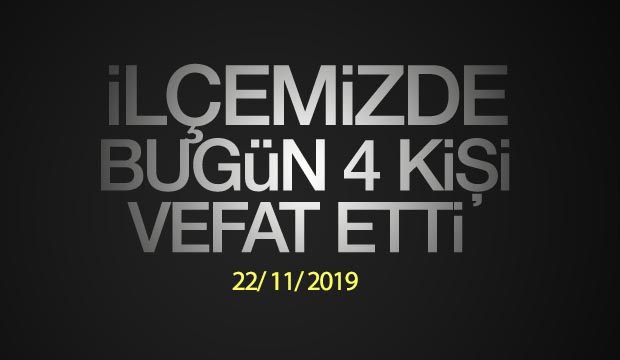 İlçemizdeki Cenazeler