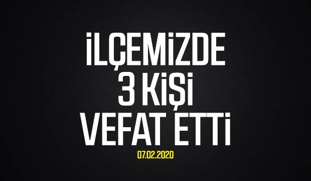 İlçemizdeki Cenazeler