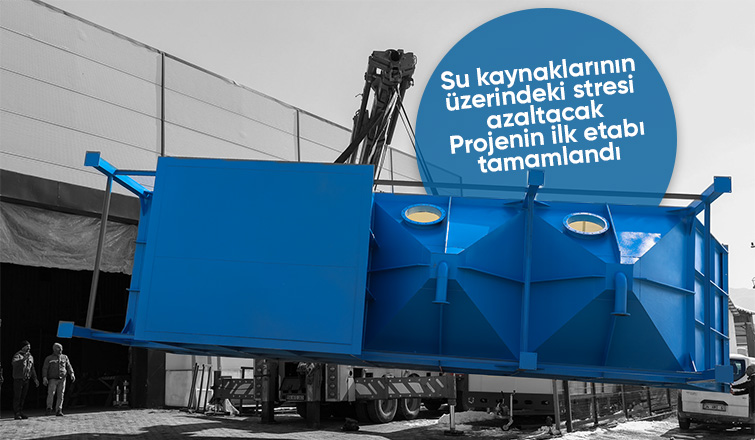 İlk Lamellalı Çökeltim Tankı’nın montajını tamamladı