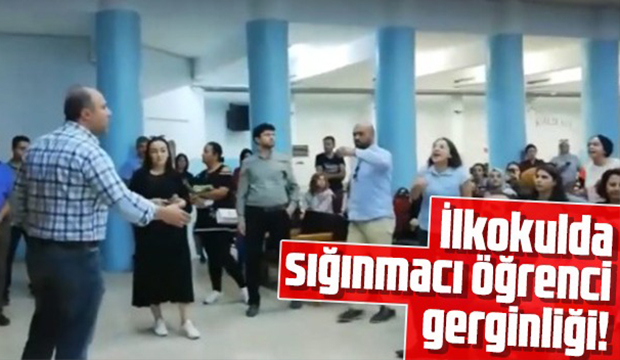 İlkokulda sığınmacı öğrenci gerginliği