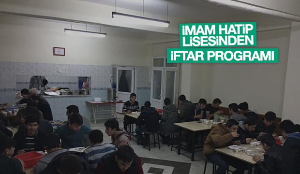 İMAM HATİP LİSESİNDEN İFTAR PROGRAMI