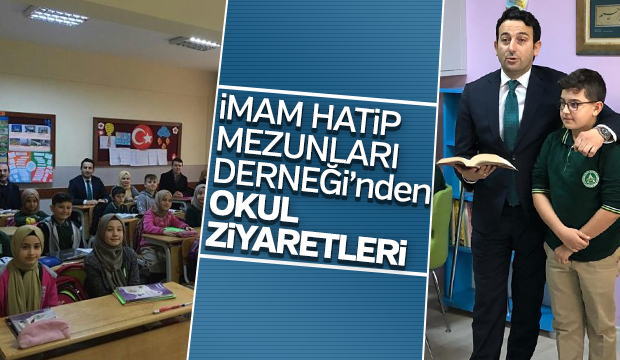 İmam Hatip Mezunları Derneğinden okul ziyaretleri
