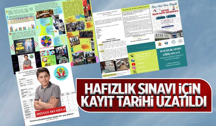 İmam Hatip Ortaokulu Hafızlık Sınıfı için kayıt tarihi uzatıldı