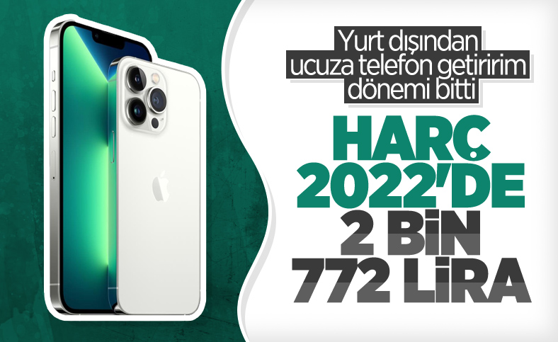 IMEI kayıt harcı tutarı, 2 bin 772 liraya çıkıyor