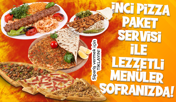 İnci Pizza'da Paket Servis Başladı