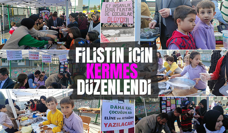 İnönü İlkokulunda Filistin kermesi