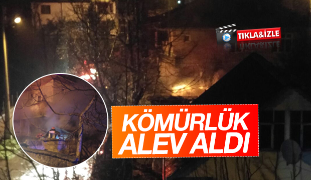 İnönü Mahallesinde Yangın