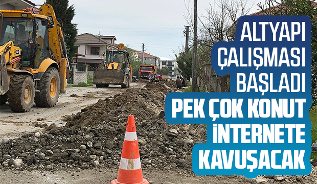 İnternet altyapısı için çalışma başlatıldı
