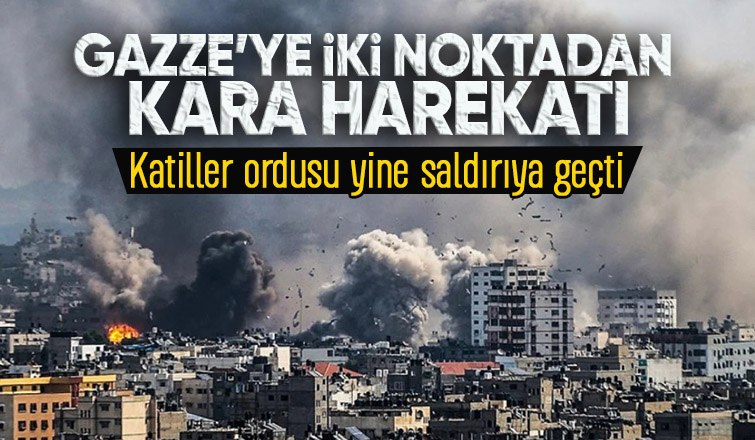 İsrail Gazze ye yönelik geniş çaplı kara operasyonu başlattı