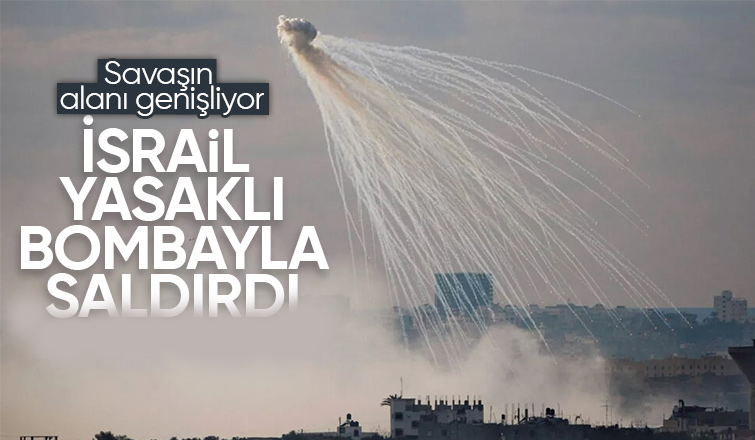 İsrail ordusu Lübnan'ın güneyini vurdu: Yasaklı beyaz fosfor bombası kullandı
