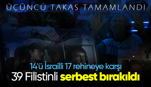 İsrail ve Hamas arasındaki 3.rehine takası gerçekleşti