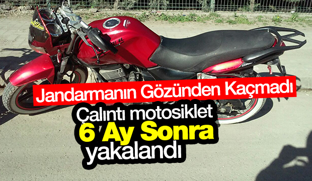 İstanbul dan çalınan Motosiklet 6 Ay Sonra Akyazı da Yakalandı