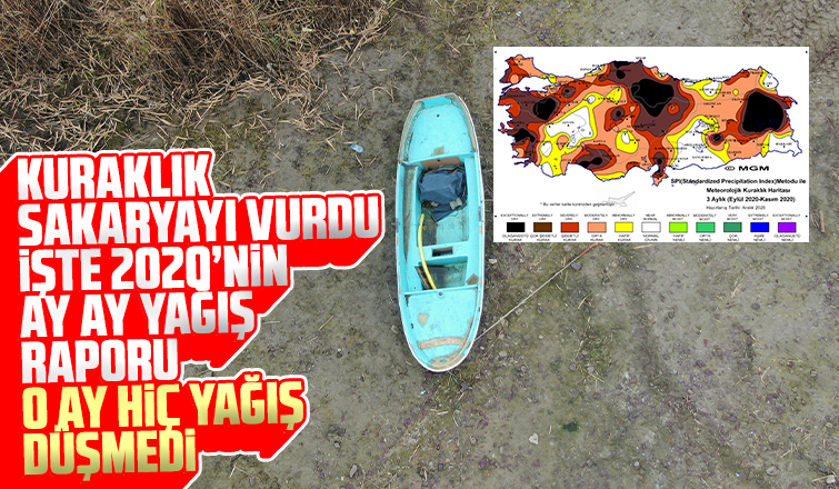 İşte 2020'de Sakarya'nın ay ay yağış raporu