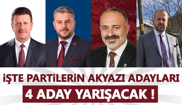 İşte Partilerin Akyazı adayları