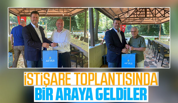 İstişare toplantısında bir araya geldiler