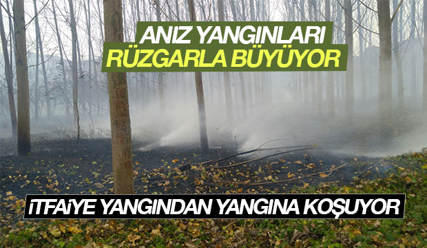  İTFAİYE YANGINDAN YANGINA KOŞUYOR