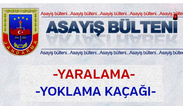 Jandarma Asayiş Bülteni
