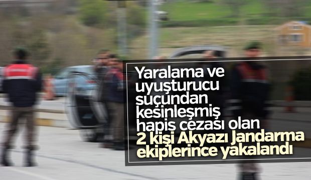 Jandarma Hapis Cezası Bulanan 2 Şahsı Yakaladı