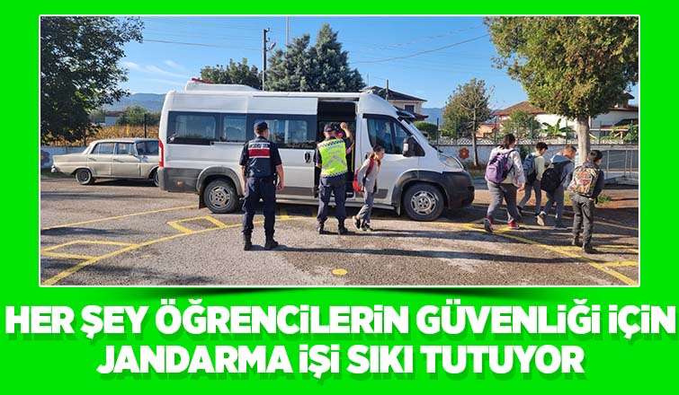 Jandarmadan öğrenci servislerine sıkı denetim