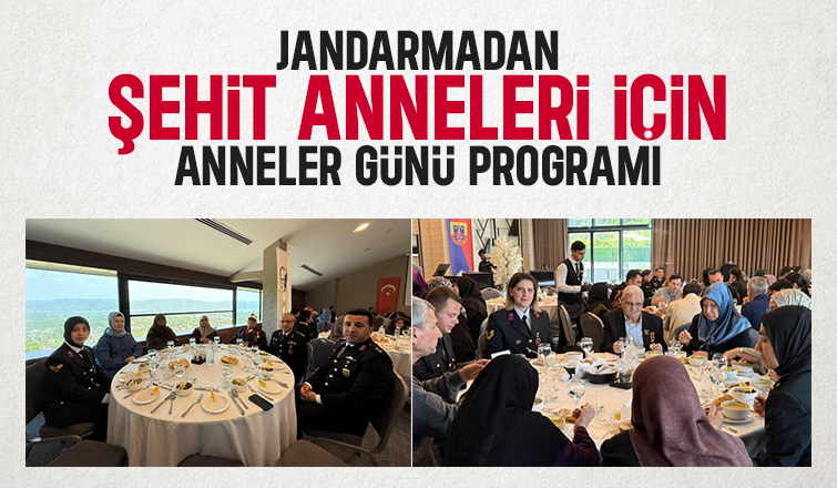 Jandarmadan şehit anneleri için özel program