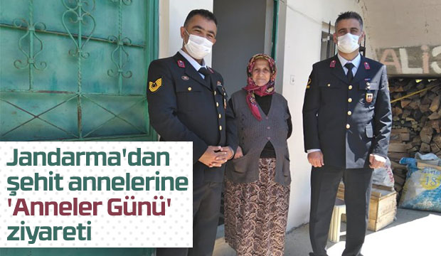 jandarmadan şehit annelerine anlamlı ziyaret
