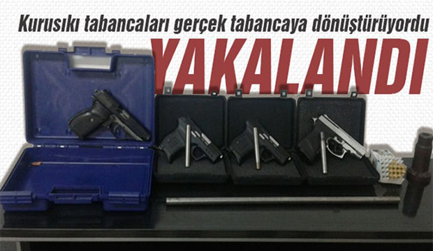 Jandarmadan silah imalathanesine baskın