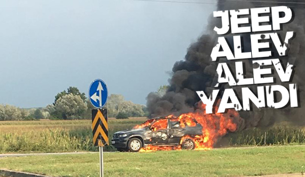 Jeep Alev Alev Yandı