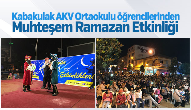  Kabakulak Anadolu Kalkınma Vakfı Ortaokulu Öğrencilerinden Mükemmel Bir Gece