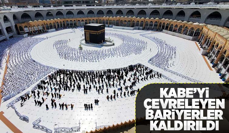 Kabe'de bariyerler kalktı