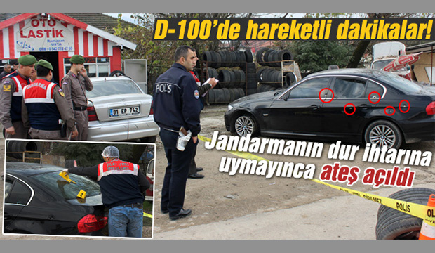 Kaçan şahıslara Jandarma ekiplerince ateş açıldı 