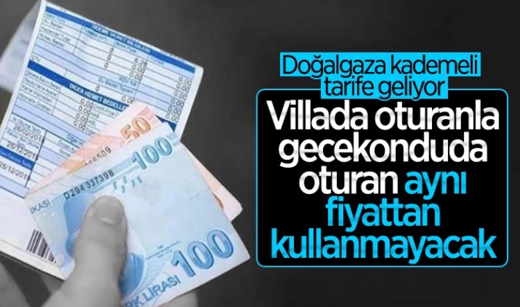 Kademeli doğalgaz tarifesi geliyor
