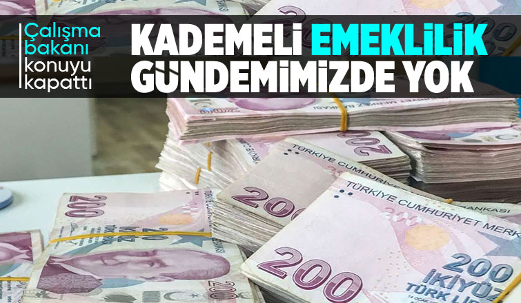Kademeli emeklilik gelecek mi? Vedat Işıkhan'dan açıklama