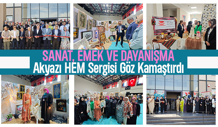 Kadın Gücü ve Sanatın Buluşması Akyazı HEM de Anlamlı Sergi