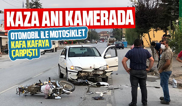 Kafa kafaya böyle çarpıştılar