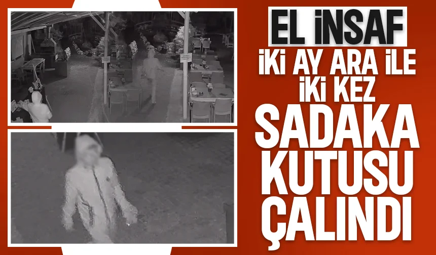 Kafedeki sadaka kutusu 2 kez çalındı; Kameraya yakalandı