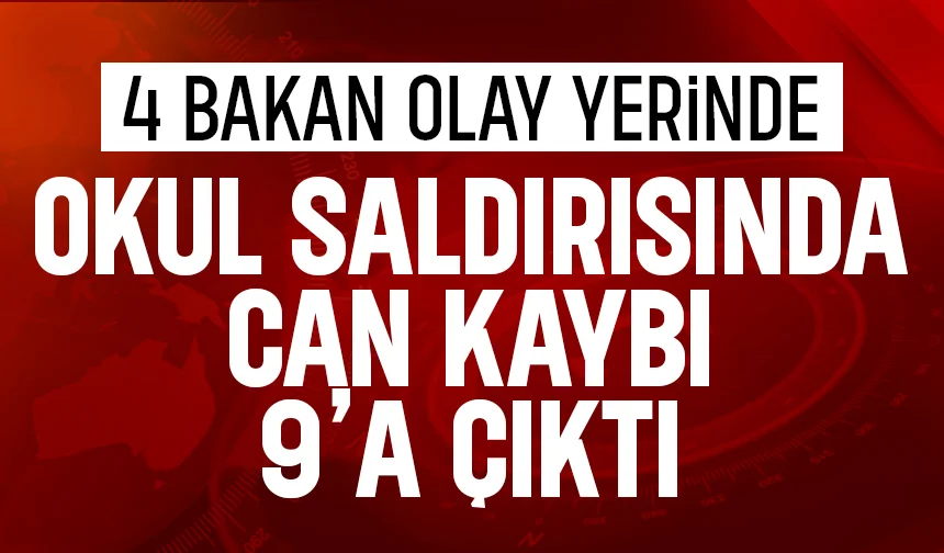 Kahramanmaraş’ta Ortaokulda Silahlı Saldırı: 9 Kişi Hayatını Kaybetti