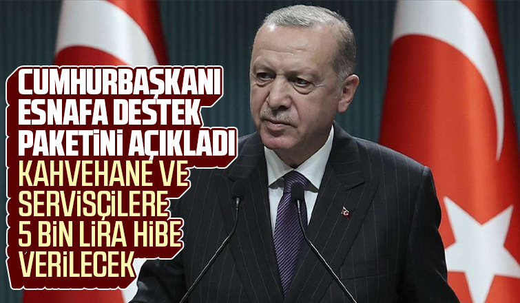 Kahvehane ve servisçilere 5 bin lira hibe verilecek