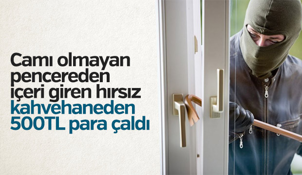 Kahvehaneden 500TL Çaldılar