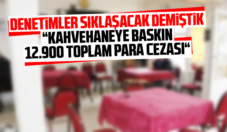 Akyazı'da kahvehaneye baskın