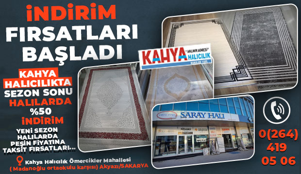 Kahya Halıcılıkta indirimli halı almanın tam zamanı