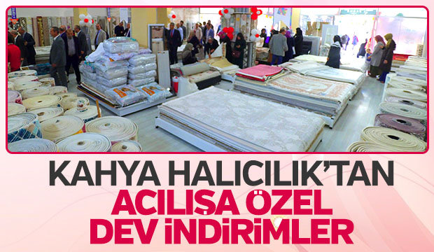 Kahya Halıcılıktan Dev İndirim