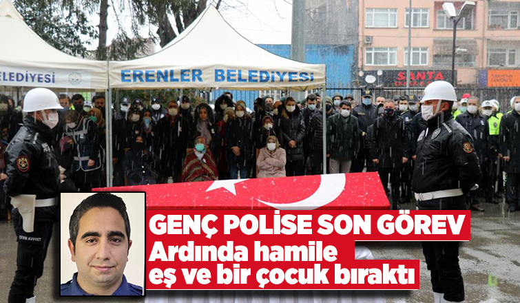 Kalbine yenik düşen genç polis için tören düzenlendi