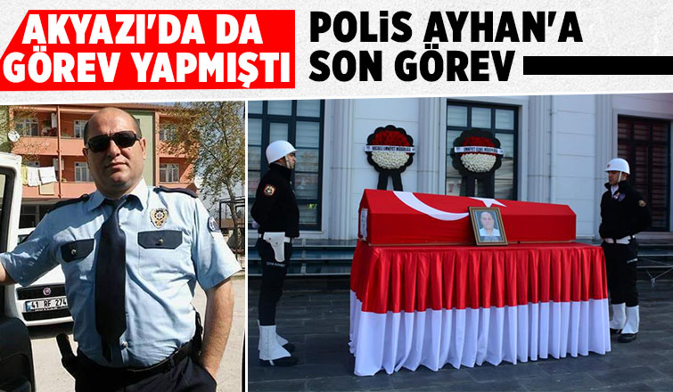 Kalbine yenik düşen polis memuru, son yolculuğuna uğurlandı