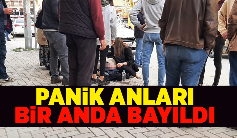 Kaldırımda bayıldı