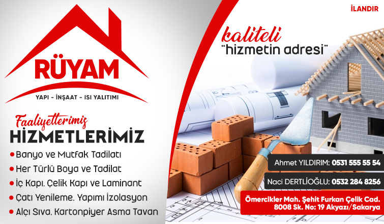 Kalite ve Güvenin Adı: Rüyam Yapı İnşaat!