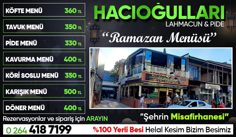 Kaliteli Hizmet Bu Ramazanda Sizlerle!