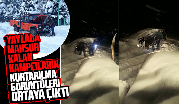 Kampçıların kurtarılma görüntüleri ortaya çıktı