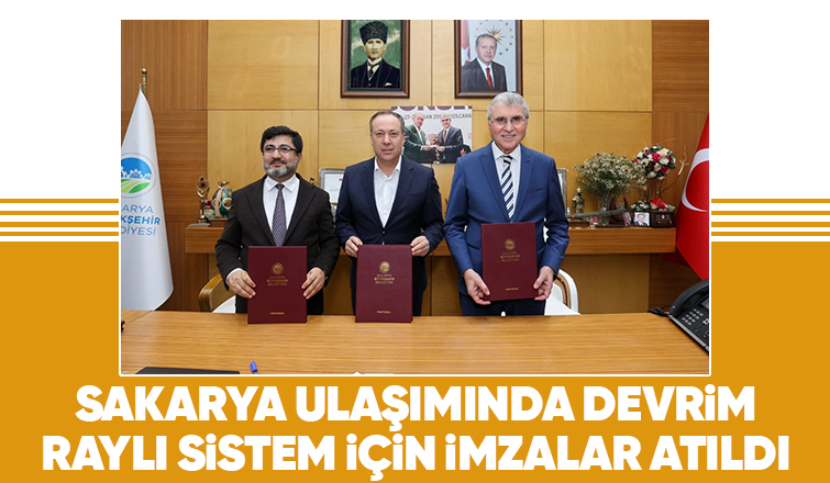 Kampüs-Çarşı raylı sistem hattında protokol imzalandı